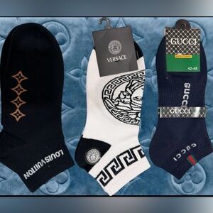 Men’s Fashion/Novelty Ankle Socks- 3 Pair - NWT